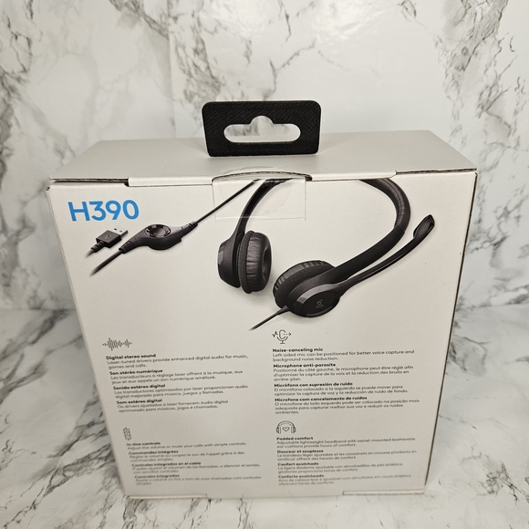 Logitech H390 USB Computer Headset - Picture 3 of 4